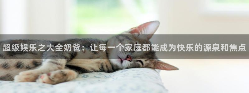 jdb电子夺宝：超级娱乐之大全奶爸：让每一个家庭都能成为快乐的源泉和焦点